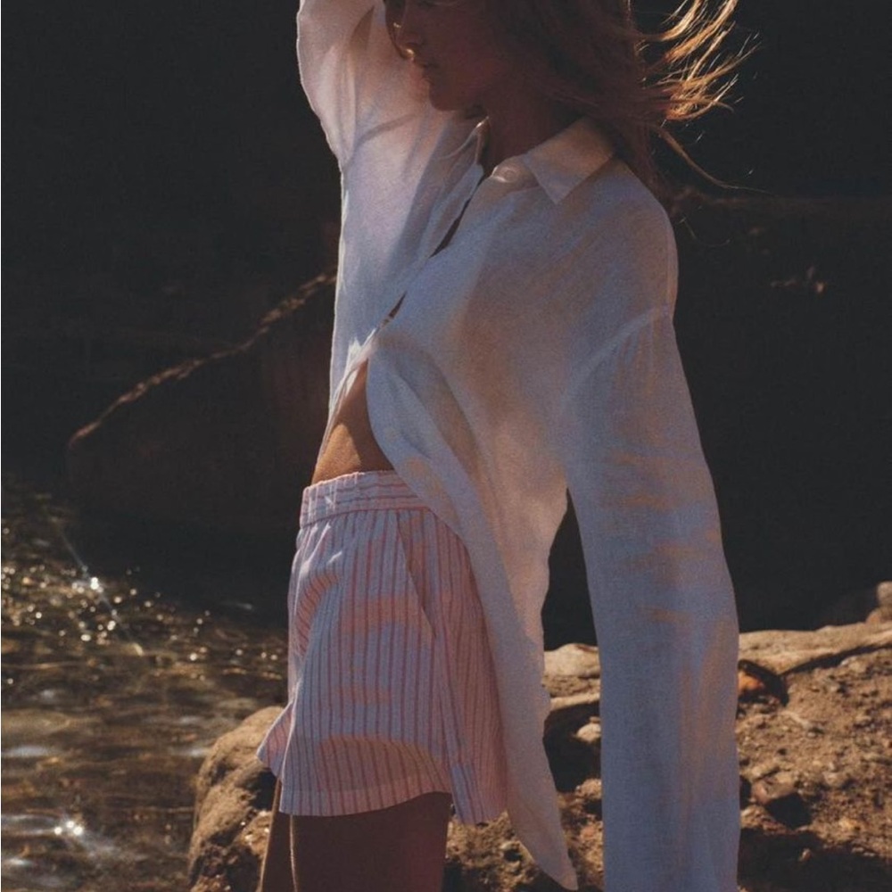Zara Pink Stripe Boxers